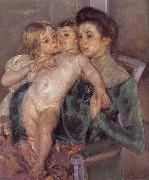 Mary Cassatt Kiss France oil painting artist